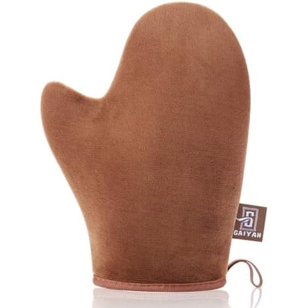 G Gaiyah self tanning mitt applicator with thumb slot front view