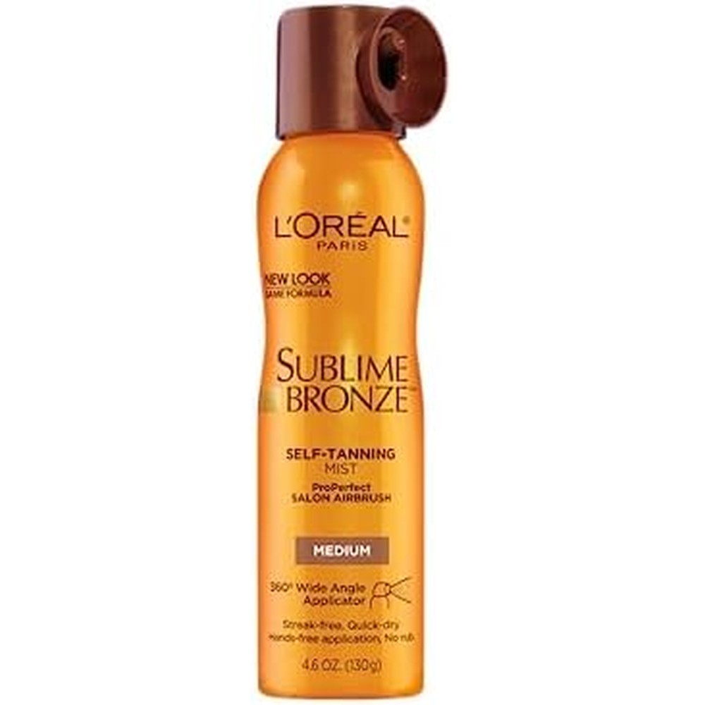 L'Oreal Paris Sublime Bronze Self Tanning Mist front view packaging