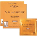 L'Oreal Paris Sublime Bronze Self Tanning Towelettes front view packaging
