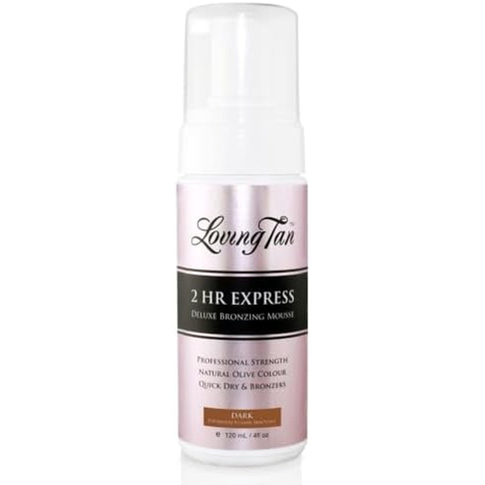 Loving Tan 2 Hour Express Deluxe Bronzing Mousse Dark bottle front view