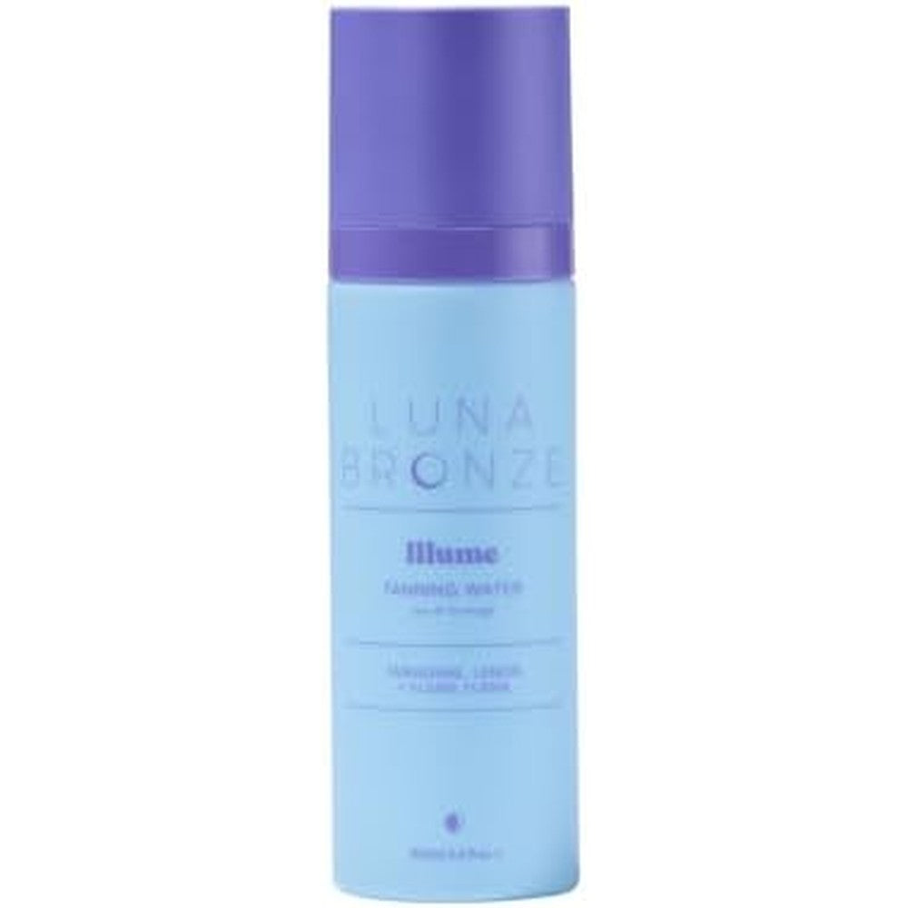 Luna Bronze Illume Tanning Water front packaging bottle view