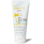 Tanwise self tanning face gel tube front view cosmetic product