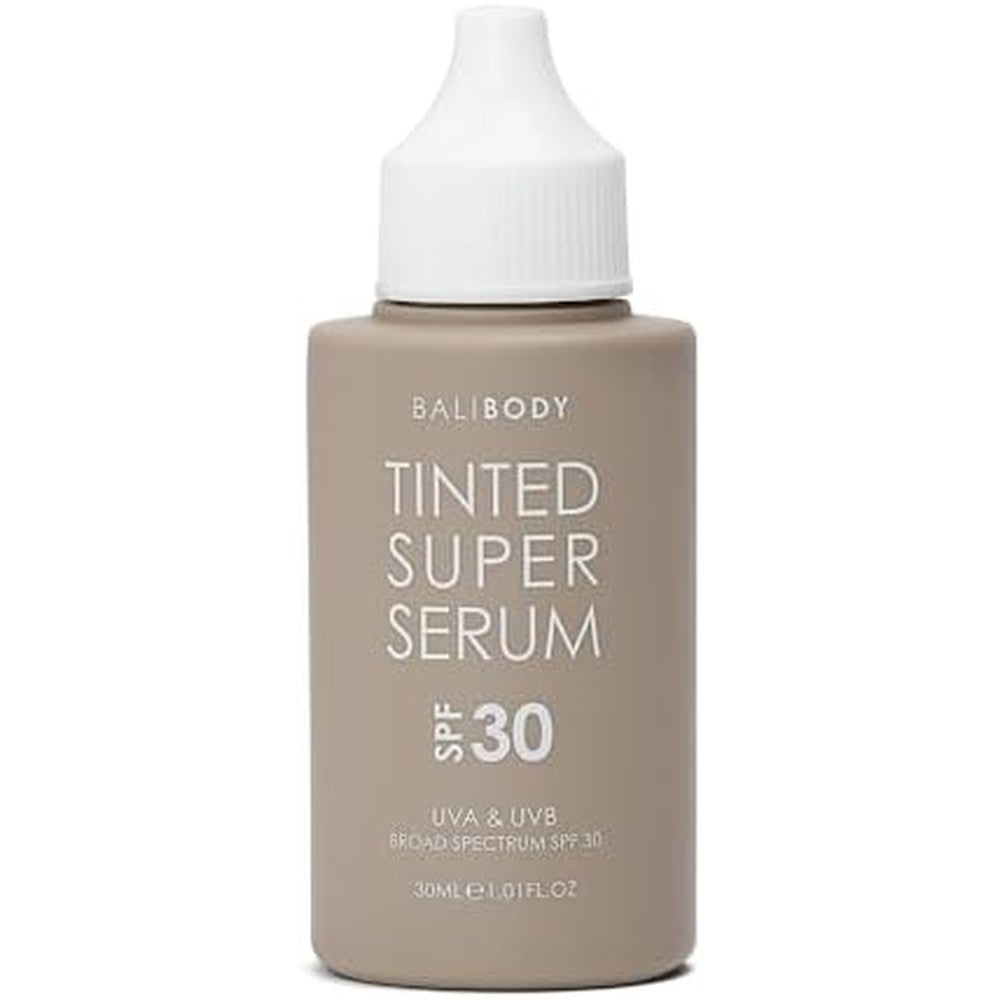 Bali Body Tinted Super Serum SPF30 Tan bottle front view