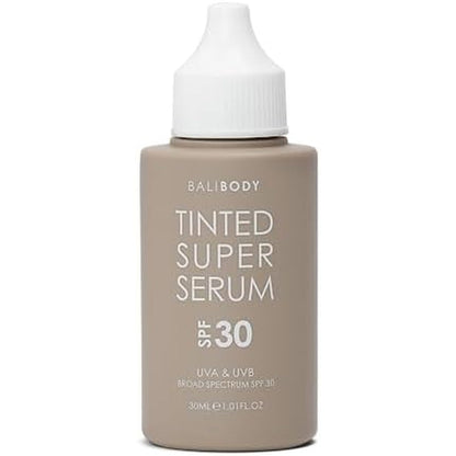 Bali Body Tinted Super Serum SPF30 Tan bottle front view