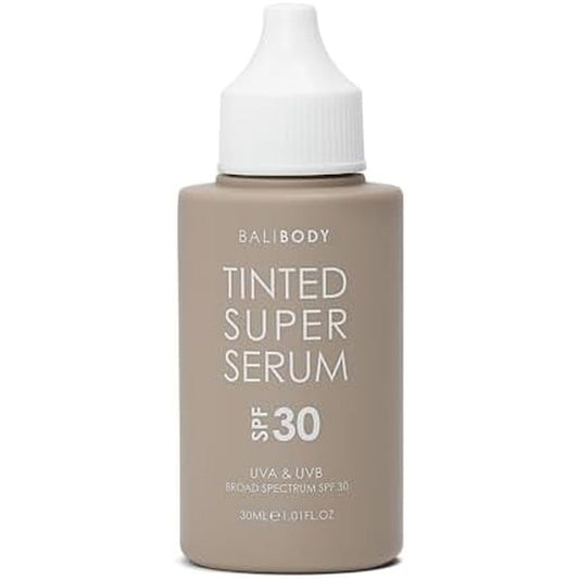 Bali Body Tinted Super Serum SPF30 Tan bottle front view