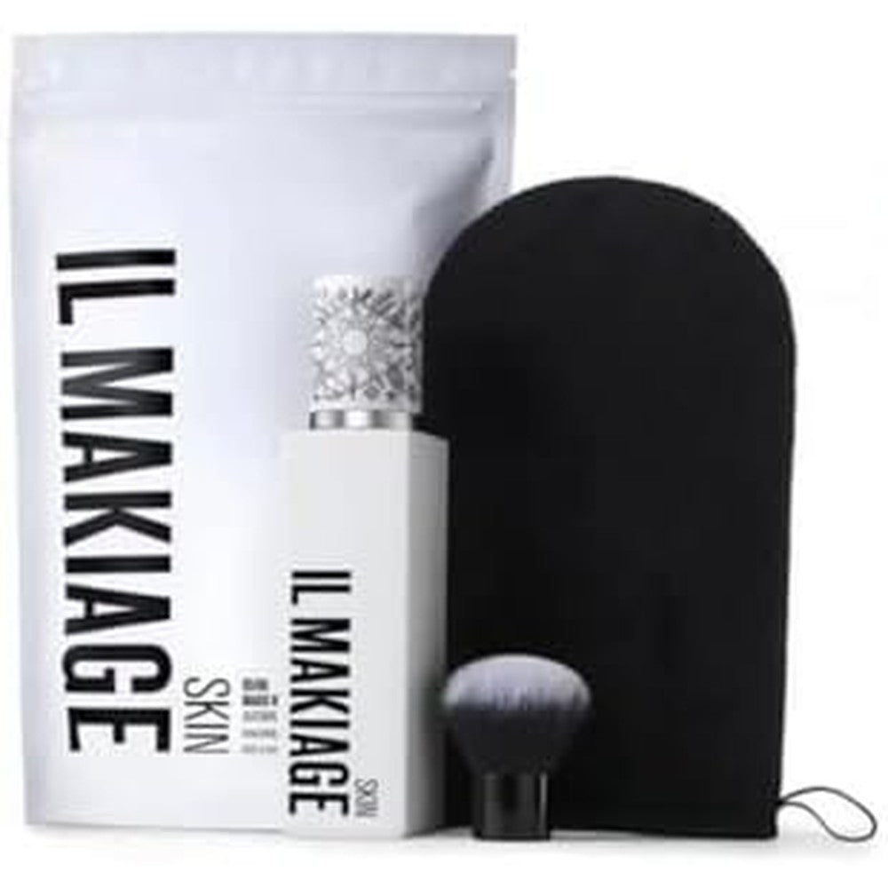 IL Makiage 85/66 Magic Moisturizing Sun Foam bottle and brush set