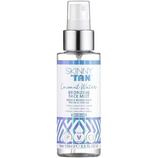 Skinny Tan Coconut Water Self Tanning Face Mist front view bottle