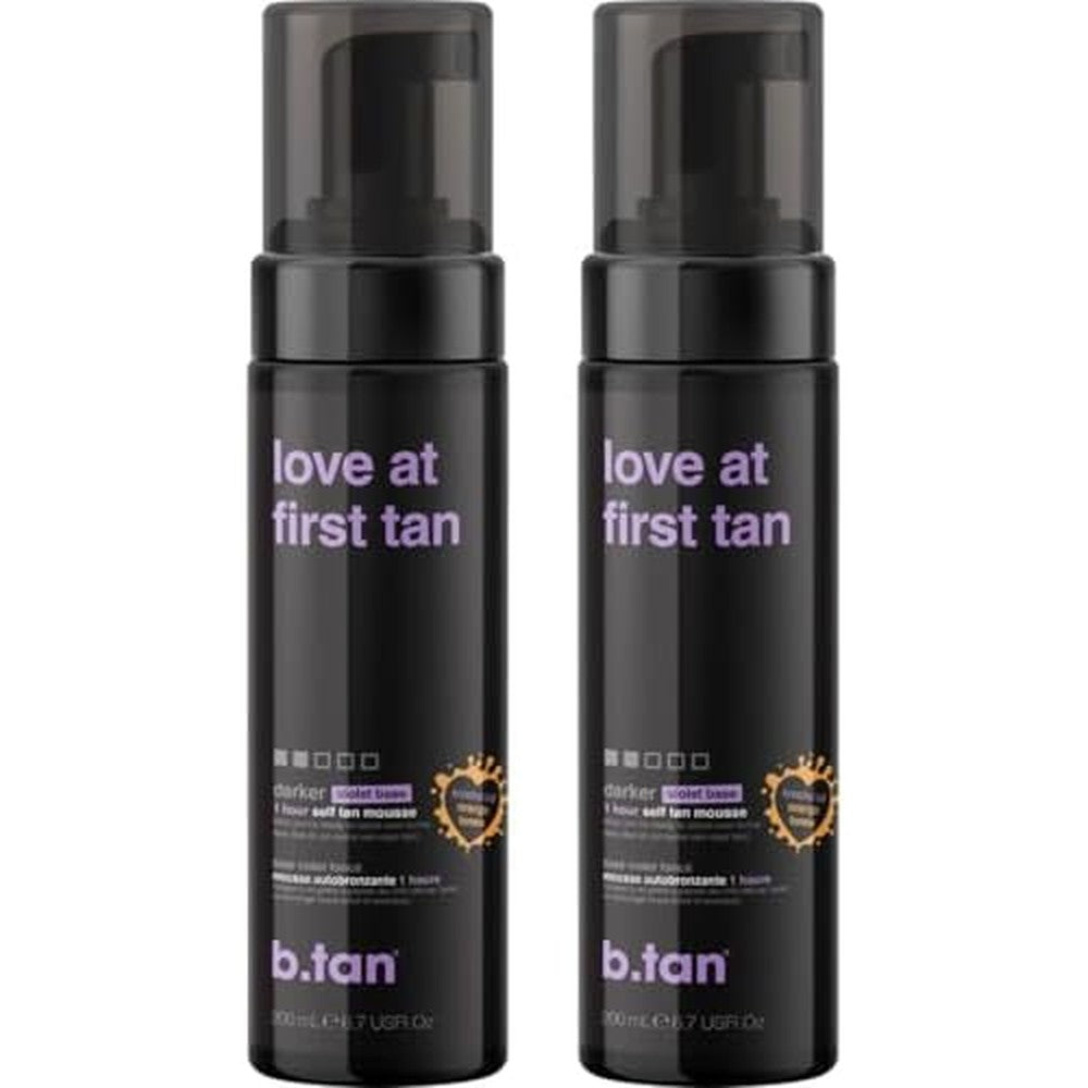 B.tan Love at First Tan violet base mousse bundle front view