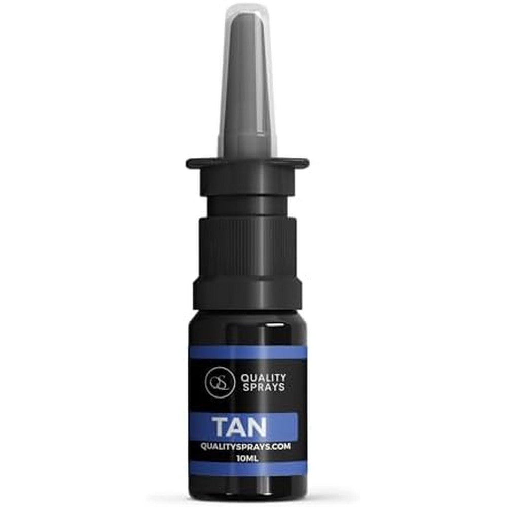 Quality Sprays tanning spray bottle front view for natural tan