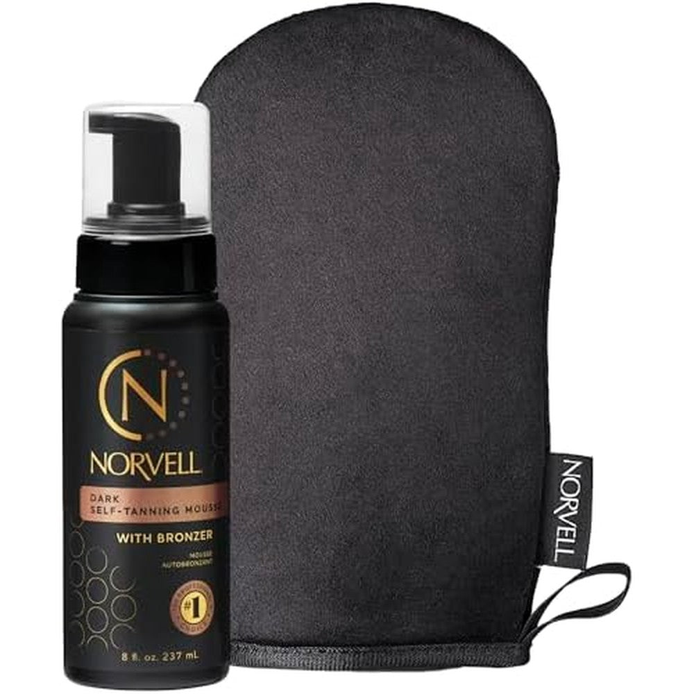 Norvell Sunless Dark Self Tanner Mousse 8 Fluid Ounce front view