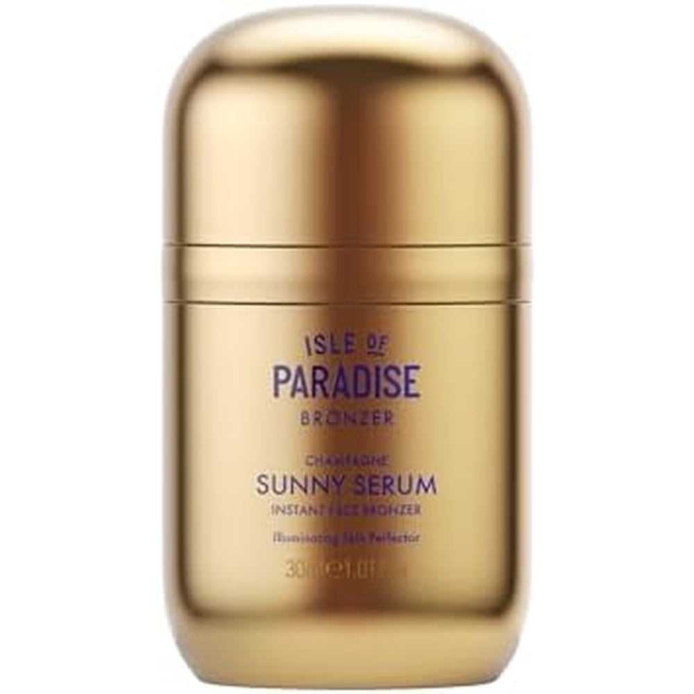 Isle of Paradise Sunny Serum Champagne front view bottle