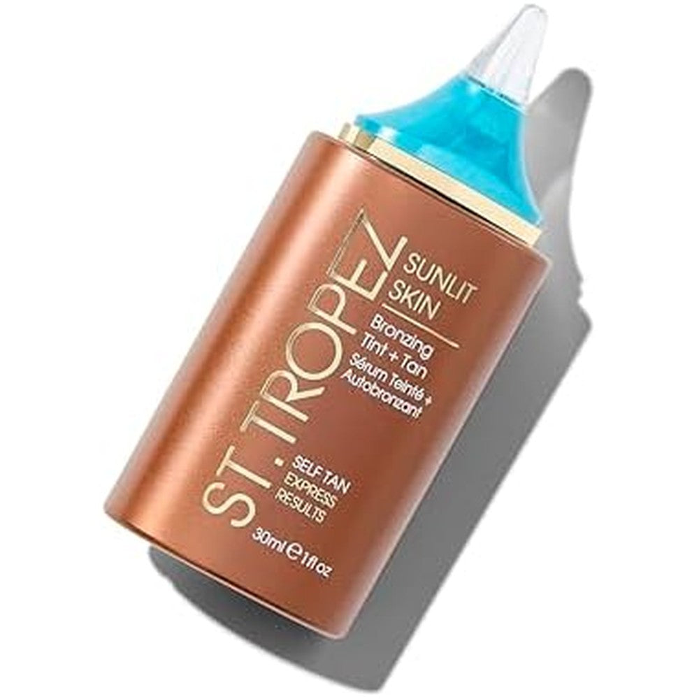 St. Tropez Sunlit Skin Bronzing Tint and Liquid Bronzer front view