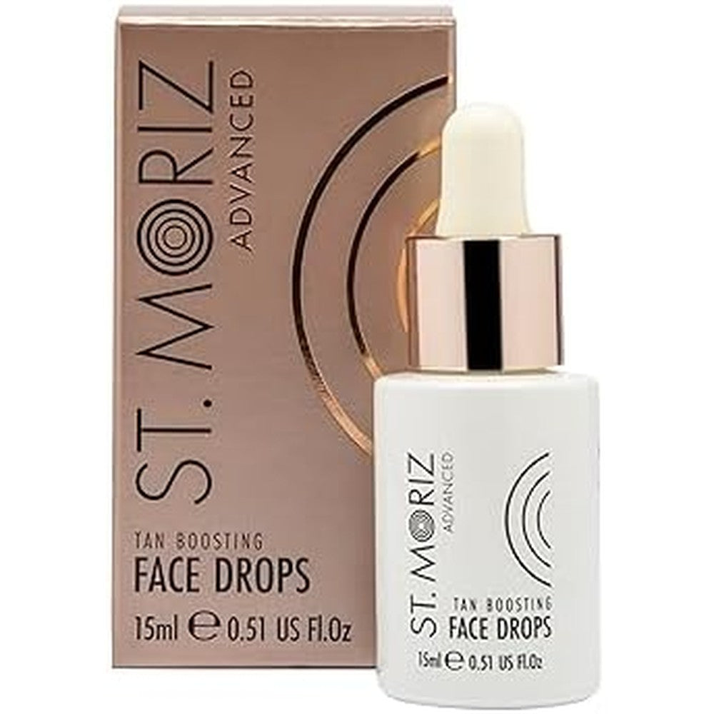 St. Moriz Advanced Pro Tan Boosting Face Drops bottle front view
