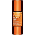 Clarins self tanning face booster front view commercial packaging