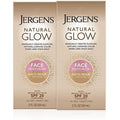 Jergens Natural Glow Face Self Tanner lotion front view packaging