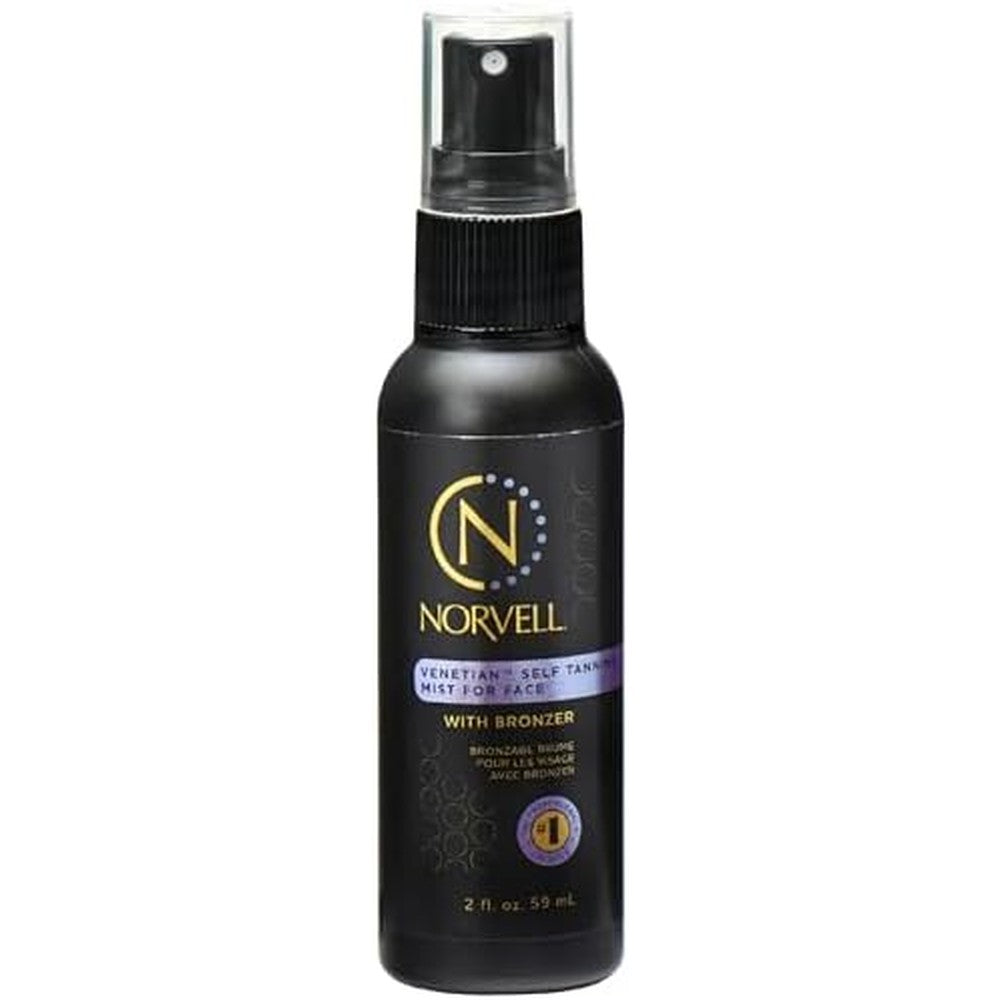 Norvell Venetian Sunless Self Tanning Mist for Face front view bottle