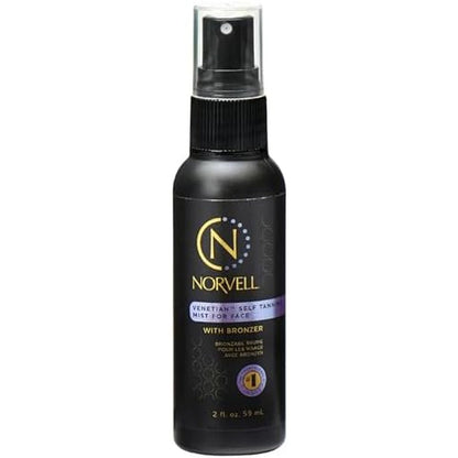 Norvell Venetian Sunless Self Tanning Mist for Face front view bottle