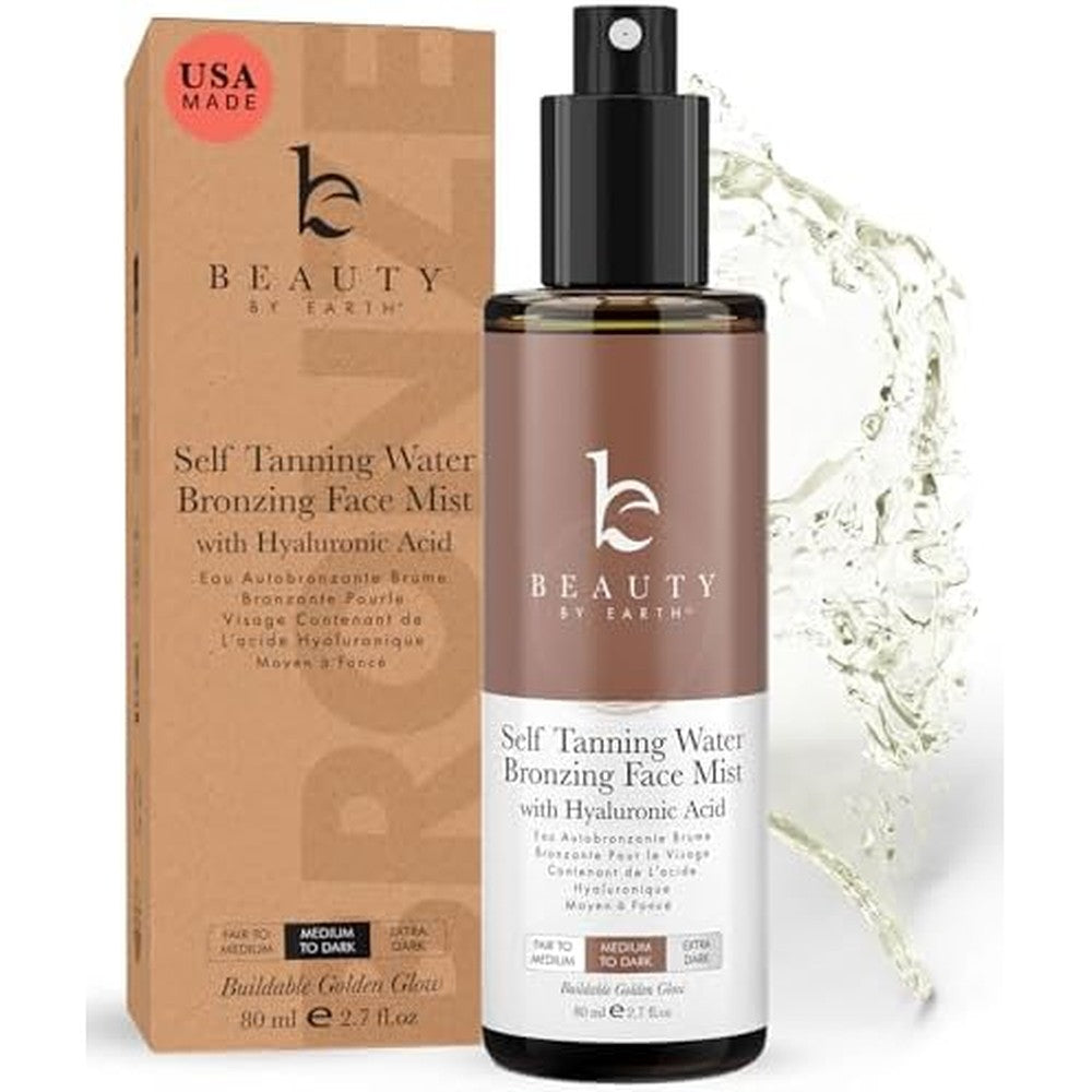 Beauty by Earth Bronzing Face Tanner Spray Mist front view