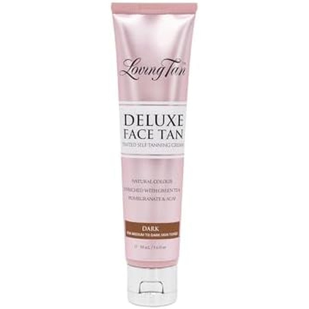 Loving Tan Deluxe Face Self Tanner Dark front packaging