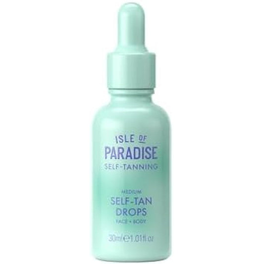Isle of Paradise Self Tanning Face and Body Drops Medium front packaging