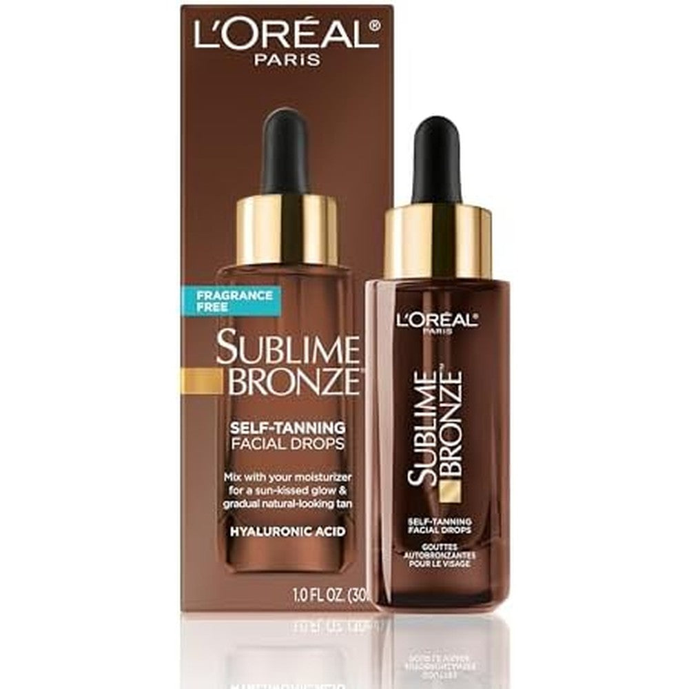 L'Oreal Paris Sublime Bronze Self Tanning Facial Drops bottle front view