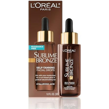L'Oreal Paris Sublime Bronze Self Tanning Facial Drops bottle front view
