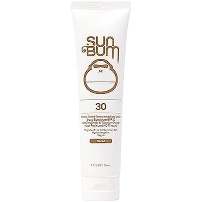 Sun Bum Mineral SPF 30 Tinted Face Sunscreen front view bottle