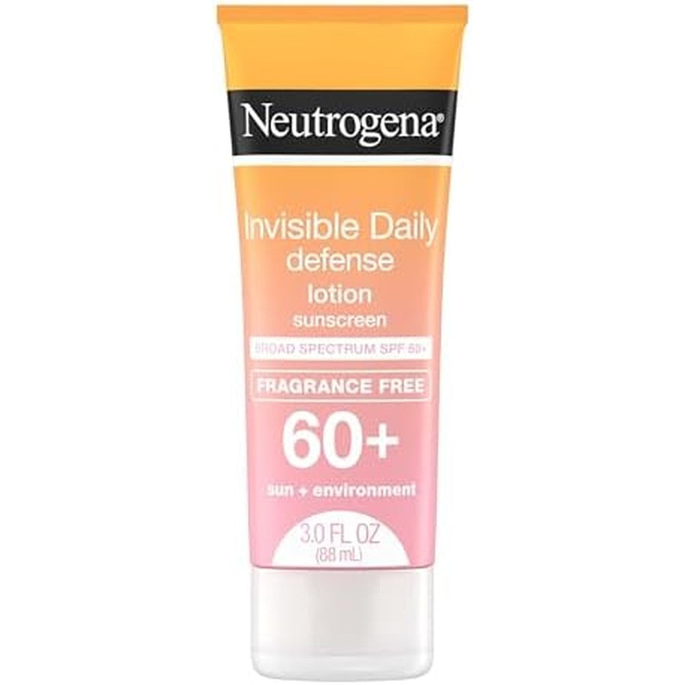 Neutrogena Invisible Daily Defense Sunscreen SPF 60 Plus front view