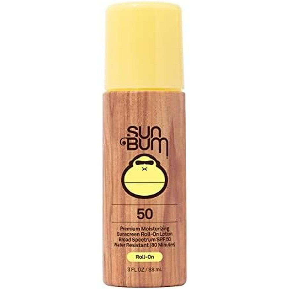 Sun Bum Original SPF 50 Roll-On Sunscreen Body Lotion front view