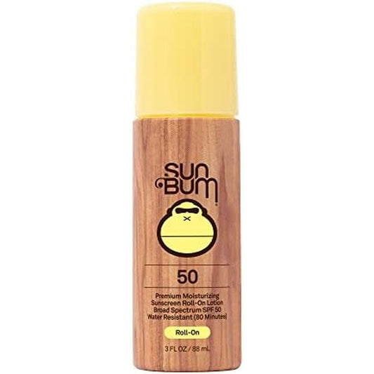 Sun Bum Original SPF 50 Roll-On Sunscreen Body Lotion front view