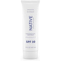 Native mineral sunscreen lotion front view package