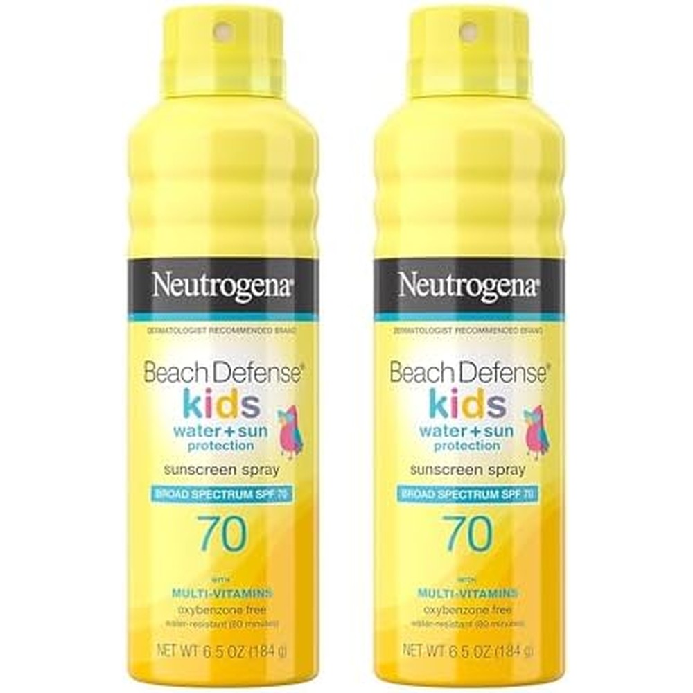 Neutrogena Beach Defense Kids Sunscreen Spray bottle front view