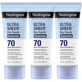 Neutrogena SPF 70 sunscreen with dry-touch matte finish for face and body