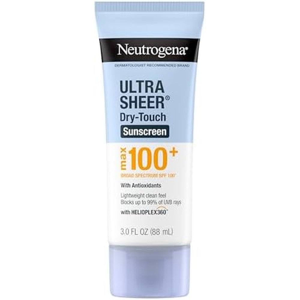 Neutrogena Ultra Sheer Dry Touch SPF 100 Plus Sunscreen front view