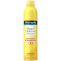 Neutrogena SPF 30 sunscreen spray for beach and outdoor sun protection