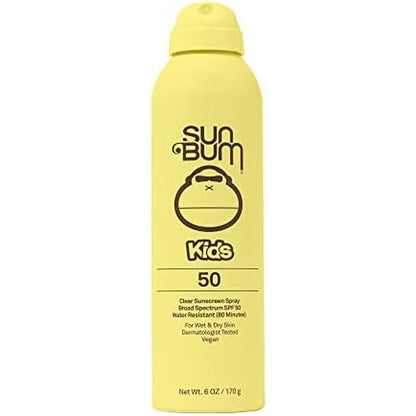 Sun Bum Kids SPF 50 Clear Body Spray front packaging view