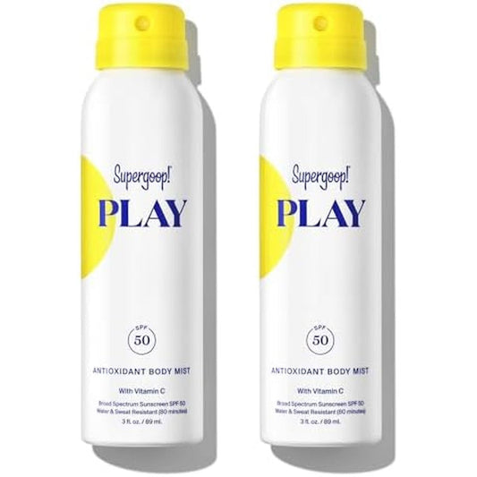 Supergoop Play Antioxidant Body Mist SPF 50 front view