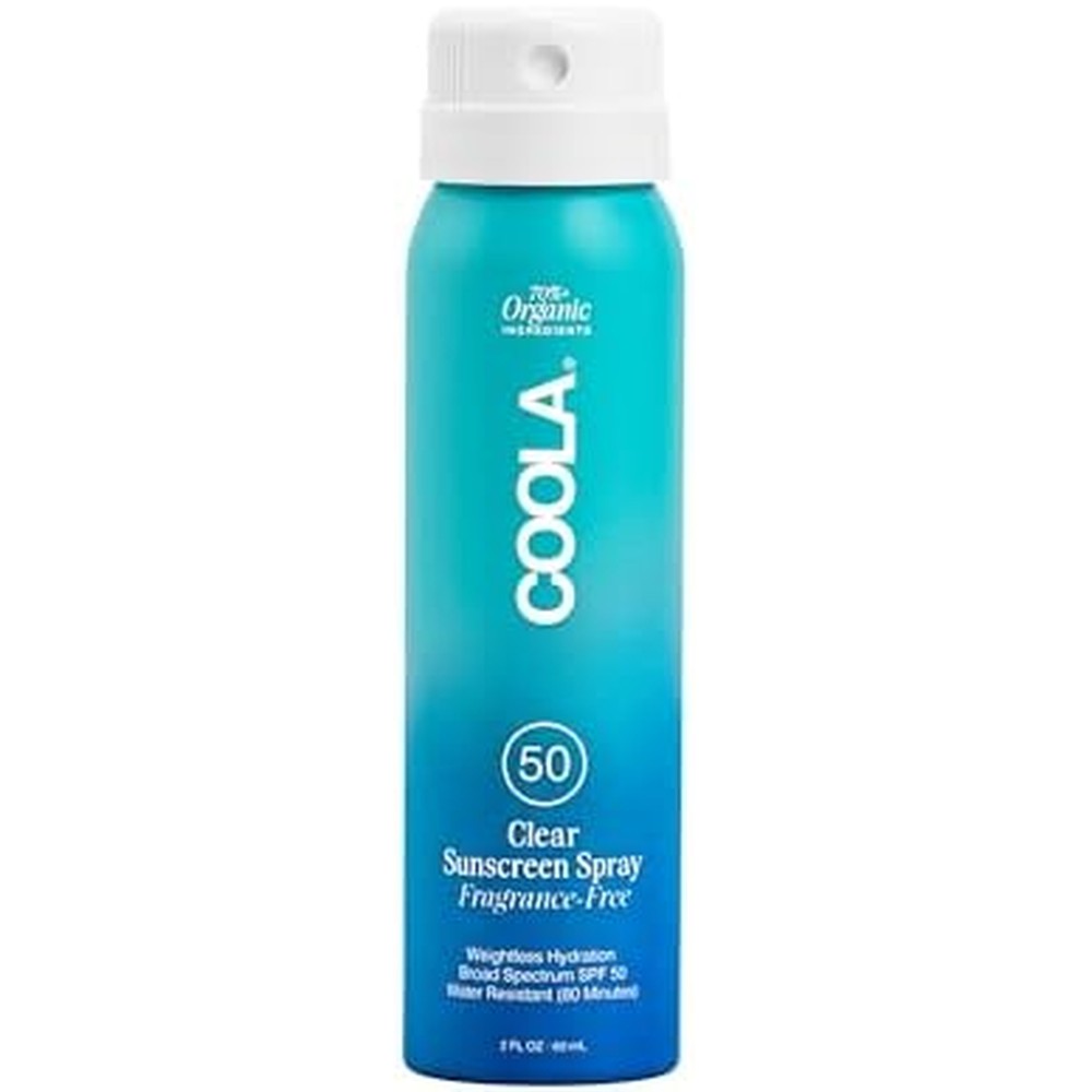 Coola Classic Organic Sunscreen Spray SPF 50 front view packaging