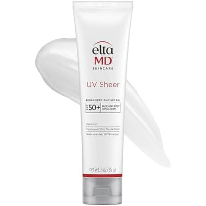EltaMD UV Sheer Face and Body Sunscreen SPF 50 Plus tube front view