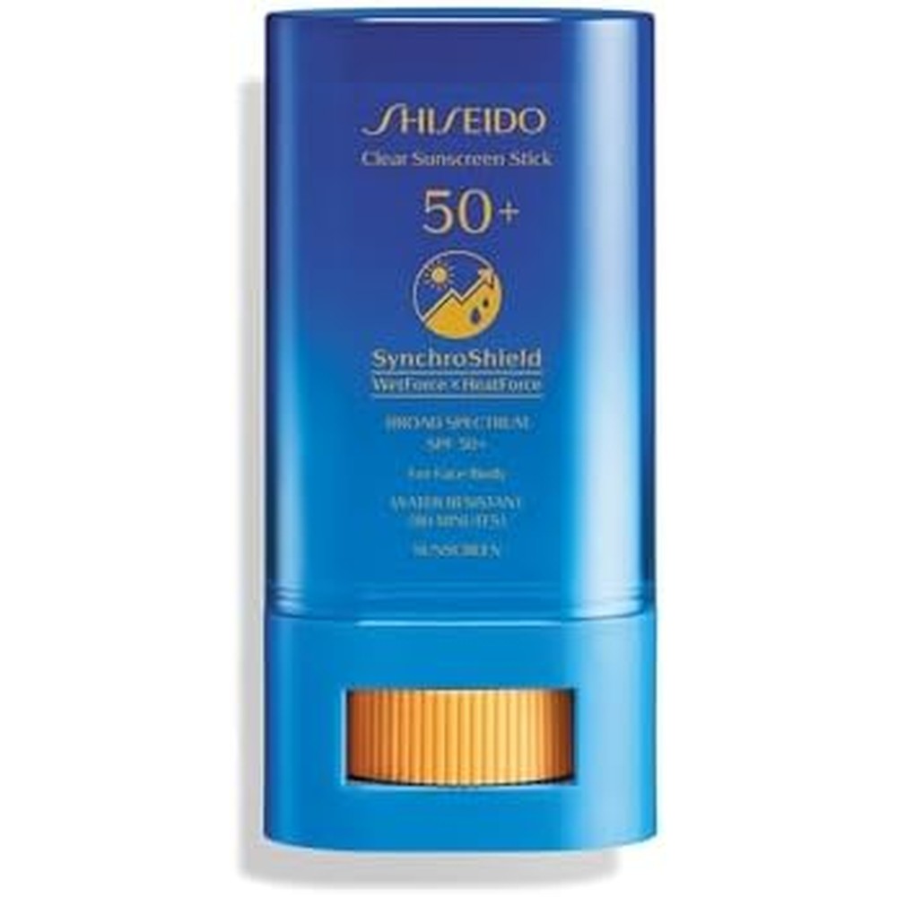 Shiseido Clear Sunscreen Stick SPF 50 Plus front view