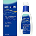 Differin Oil Absorbing Moisturizer with Sunscreen front view bottle