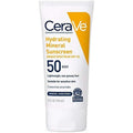 CeraVe Hydrating Mineral Sunscreen SPF 50 body lotion front view bottle