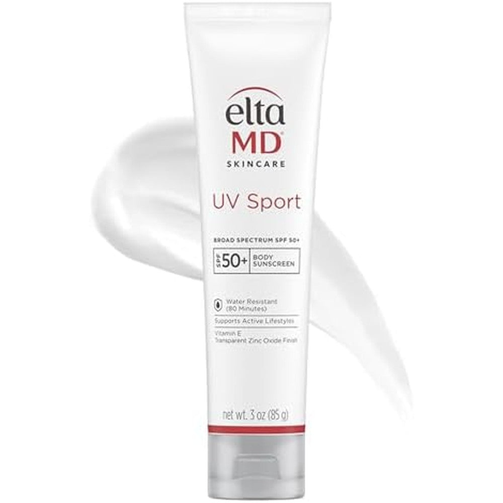 EltaMD UV Sport Broad Spectrum SPF 50 Sunscreen 3 Ounce tube front view