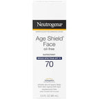 Neutrogena age shield face sunscreen front view packaging