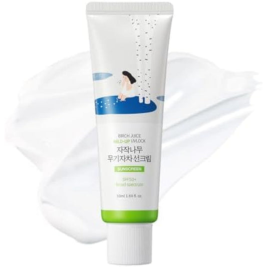 Round Lab Birch Juice Mild Up Sunscreen UV Lock bottle front view