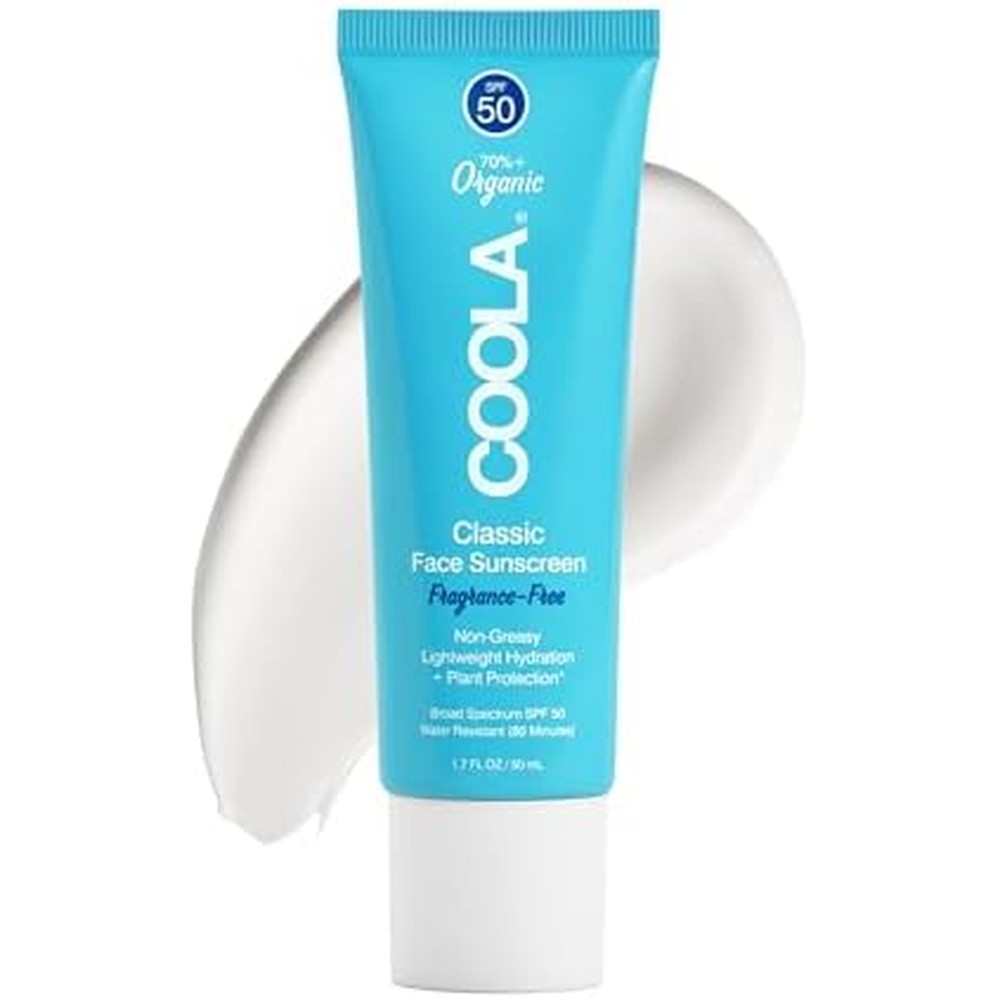 Coola Organic Face Sunscreen SPF 50 1.7 Fluid Ounce front view