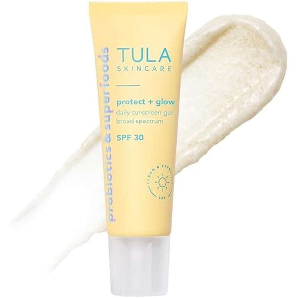 Tula Skin Care Protect and Glow Sunscreen Gel front view