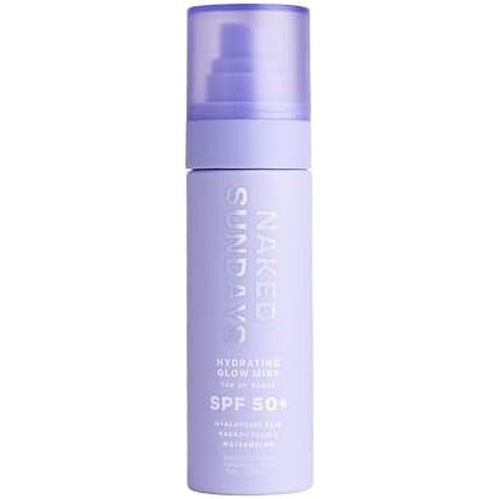 Naked Sundays SPF 50 Hydrating Glow Face Mist bottle front view