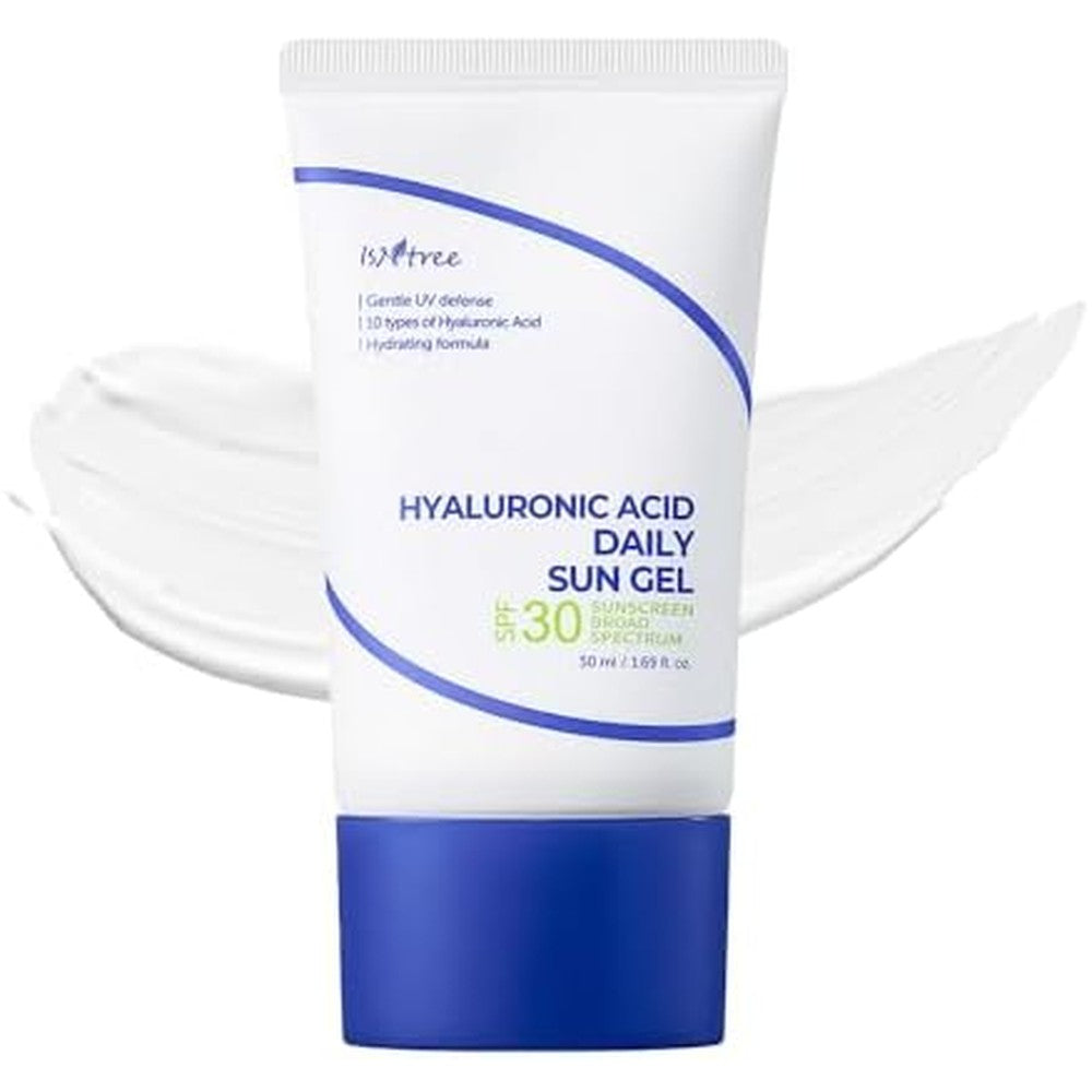 Isntree Hyaluronic Acid Daily Sun Gel 50 Milliliters front view packaging