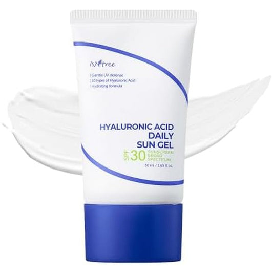 Isntree Hyaluronic Acid Daily Sun Gel 50 Milliliters front view packaging